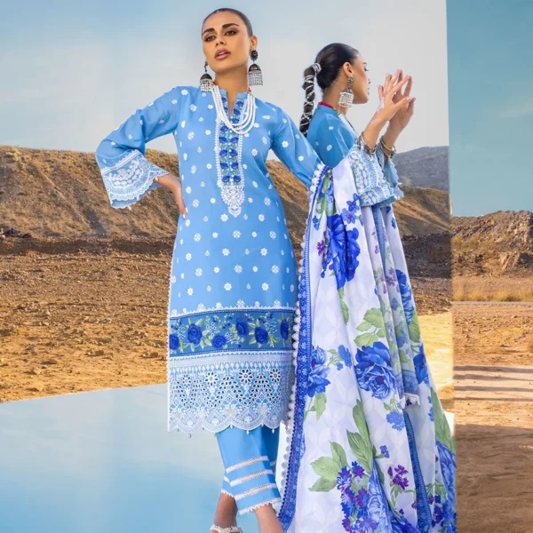 Zainab Chottani Chikankari Lawn Dress Desgin 2023