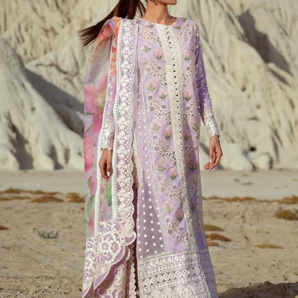 Collection of Chikenkari Embroidered Lawn Dress