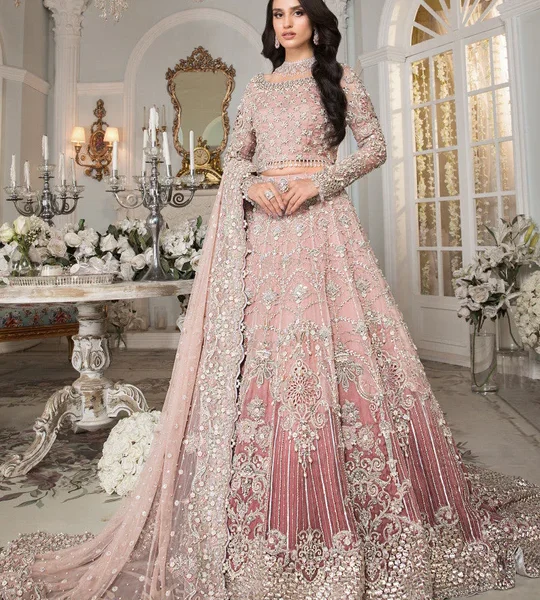 Unveil Ethereal Elegance: Maria B Luxury Bridal Wedding Dress