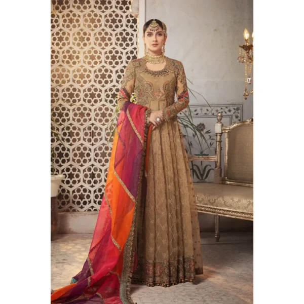 Maria B Collection-Mehndi Dress Design | MM Noor